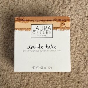 Laura Geller Double Take Baked Powder Foundation - Versatile Tan